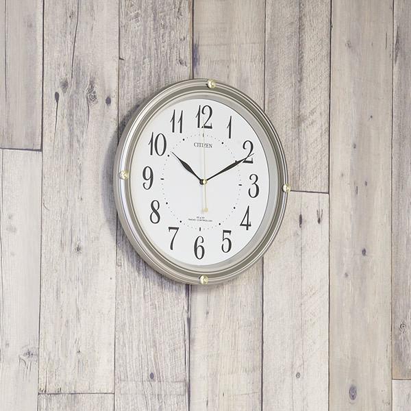 掛け時計 電波時計 シチズン CITIZEN スワロフスキー 電池交換お知らせ