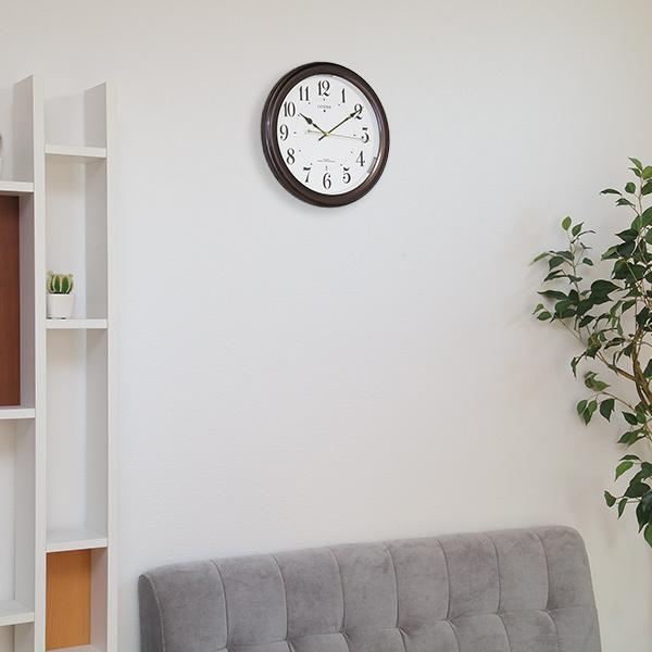 掛け時計 電波時計 シチズン CITIZEN 夜間自動点灯機能付き （ 壁掛け