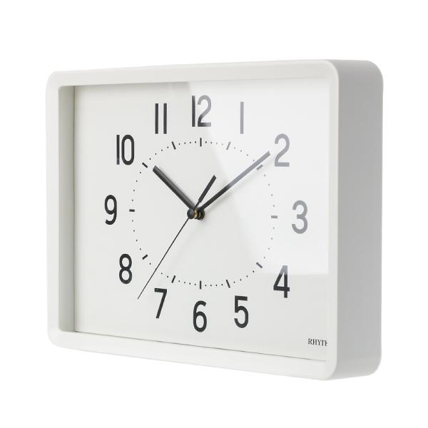 RHYTHM 掛け時計 クオーツ時計 掛置兼用タイプ A Series A4 プラ枠