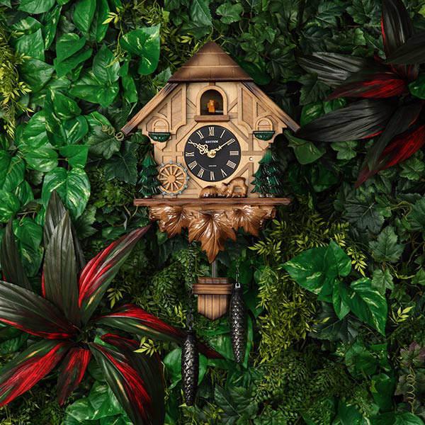 掛け時計 鳩時計 カッコー時計 カッコーティンバー （ 壁掛け時計