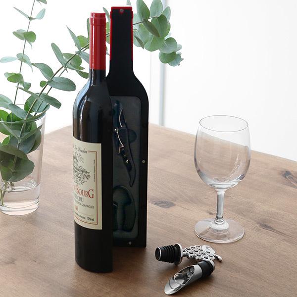 ワインツール グラスセット ワイングラス 300ml ワイングッズ ボトル ギフトセット ワイン グラス 小物 ワイン用品 プレゼント インテリアパレットヤフー店 通販 Yahoo ショッピング