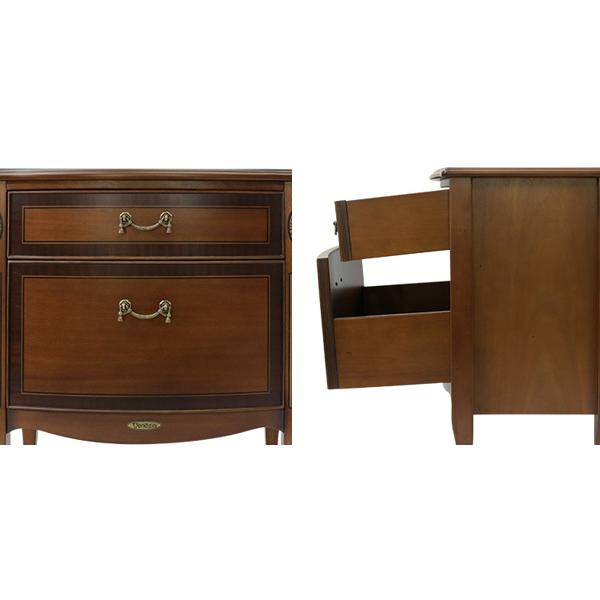 良品】Venezia サイドテーブル 引出し付 クラシック調 良品】Venezia