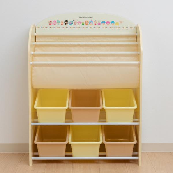 絵本ラック おもちゃ 収納 棚 トイハウスラック サンリオキャラクターズ おもちゃ箱 絵本棚 おもちゃラック 玩具箱 絵本 ラック 本棚 子供 インテリアパレットヤフー店 通販 Yahoo ショッピング