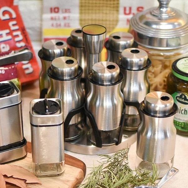 ダルトン スパイスジャー 90ml 6個セット Curved spice jar set of 6 調味料入れ （ DULTON 塩胡椒入れ 塩こしょう入れ ソルト ペッパー ）｜interior-palette｜05