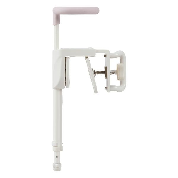 TACAOF 入浴用手すり ホワイト 調整可能 Tacaof 浴室 手すり ユニプラス 介護 福祉 防カビ （ シンプル お風呂