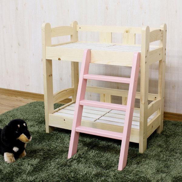 ペットベッド 高さ75cm 2段 ペット用 ベッド 2段ベッド 木製 天然木 すのこ ネコ用 犬用 ペット ベット ペットベット ペット用ベッド 木製ベッド 幅 70 インテリアパレットヤフー店 通販 Yahoo ショッピング