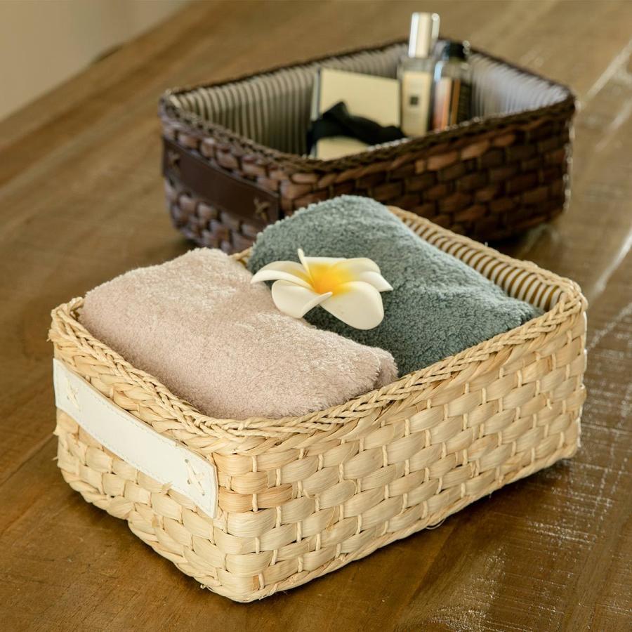 専用　布バスケット ちどり産業 バスケット 布付きメイズバスケット クォーター 約幅18
