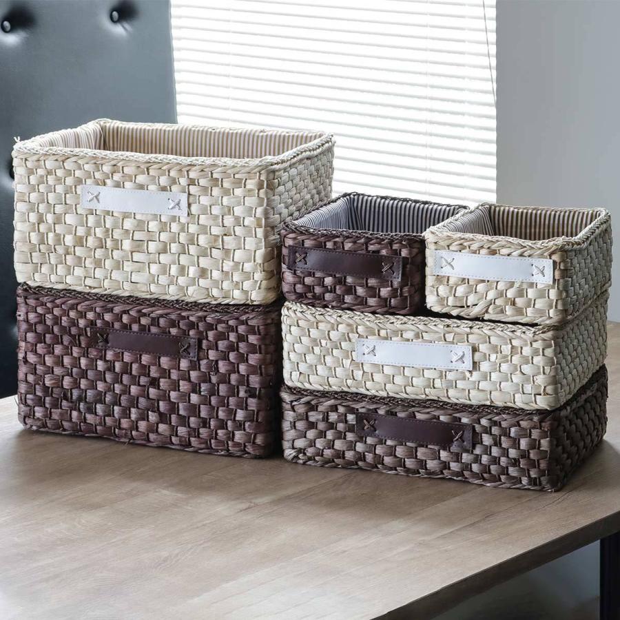 ちどり産業 バスケット 布付きメイズバスケット フル 約幅36×奥行き26