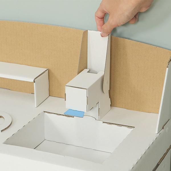 ダンボール キッチン ダンボールシステムキッチン 組立 段ボールキッチン ままごとキッチン おままごとキッチン インテリアパレットヤフー店 通販 Yahoo ショッピング