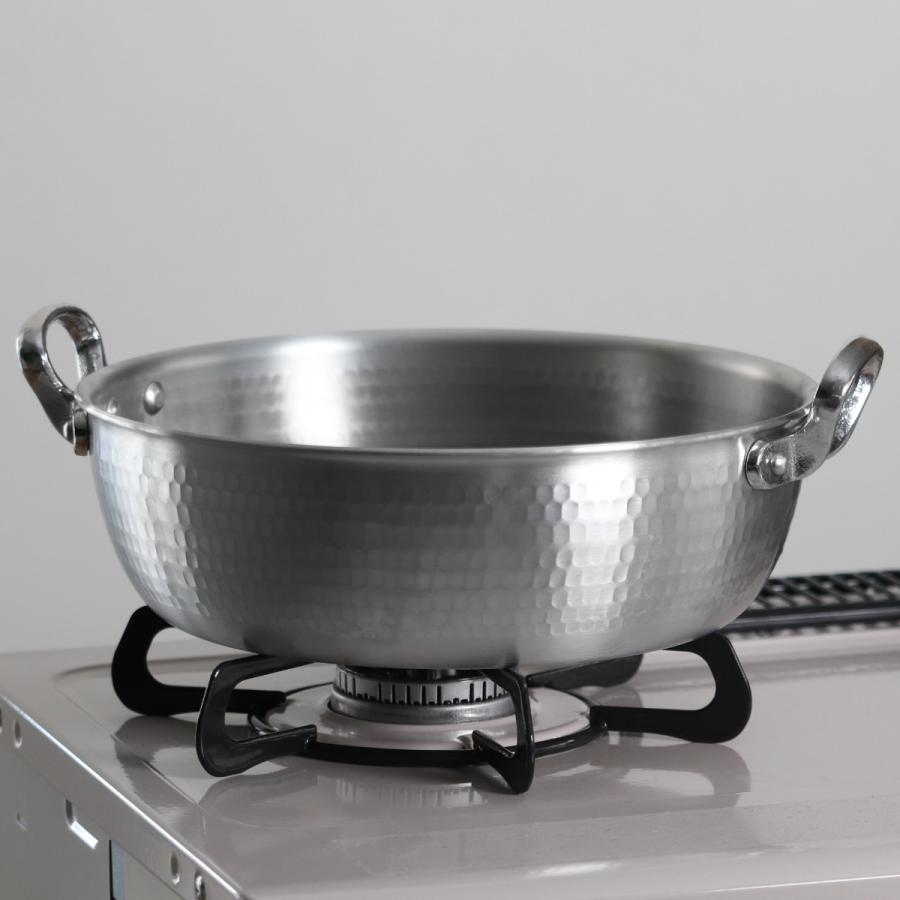 打出揚げ鍋 42cm ガス火専用 中尾アルミ 業務用 日本製 14L 天ぷら鍋