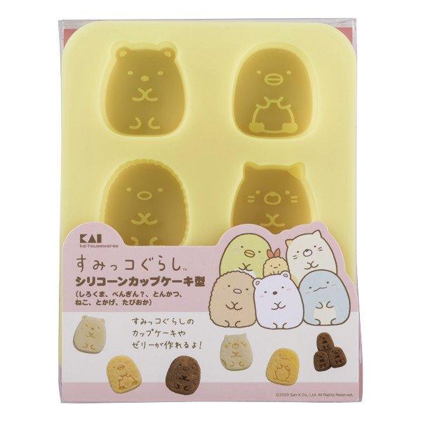 激安アウトレット カップケーキ型 シリコーン すみっコぐらし カップケーキ ケーキ型 キャラクター 型 シリコン ケーキ 焼き型 6個型 すみっこぐらし Discoversvg Com