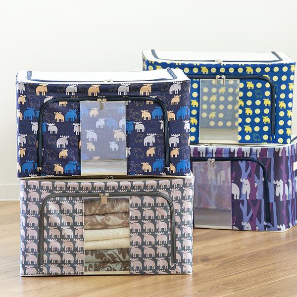 moz（モズ） 収納ケース スタッキング 窓付収納ボックス 幅50×奥行40