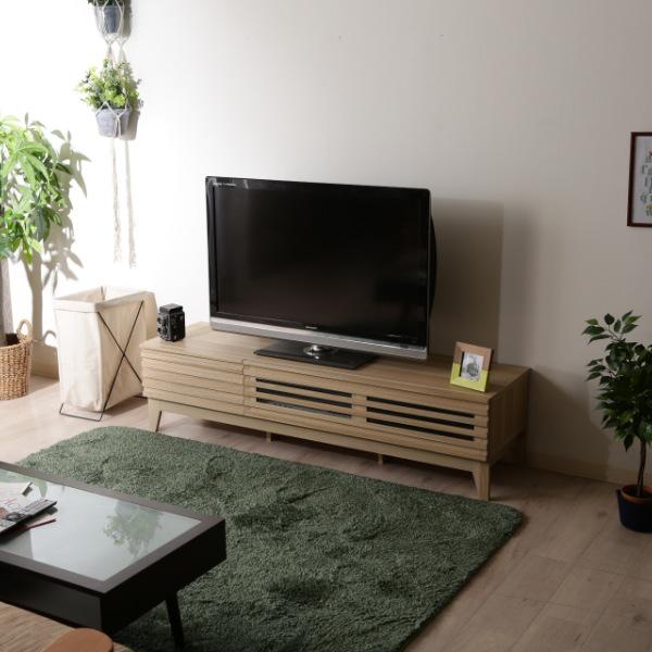 テレビ台 ローボード 北欧風 ルーバーデザイン LINE 幅150cm （ テレビボード テレビラック TV台 TVボード TVラック ）｜interior-palette｜09