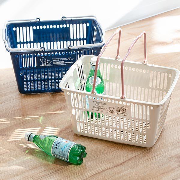 バスケット 収納 スヌーピー ミニ ショッピングバスケット 買い物かご