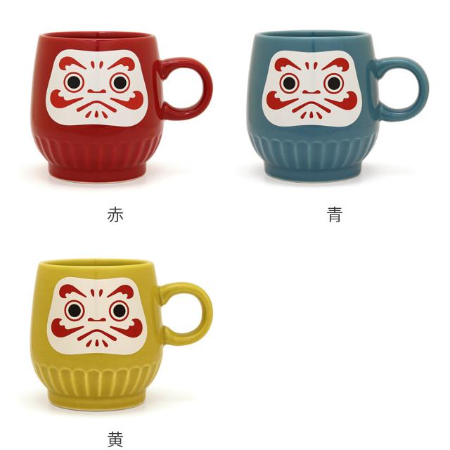マグカップ 300ml だるま コップ 食器 絵変わり 磁器 マグ カップ 温度変化 絵柄 変わる 感温マグカップ インテリアパレットヤフー店 通販 Yahoo ショッピング