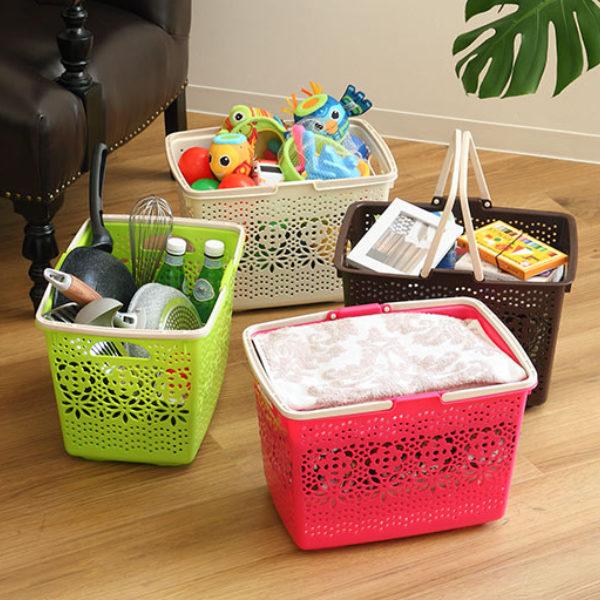 バスケット 収納 ショッピングバスケット 買い物かご レジカゴ
