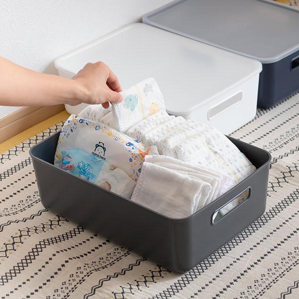 収納ケース 幅36.4×奥行25.9×高さ12cm 小物収納 やわらかBOX 浅型