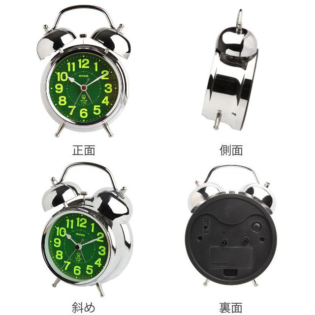 目覚まし時計 ベル音目覚まし時計 ベルズDX （ 目覚まし アナログ 時計