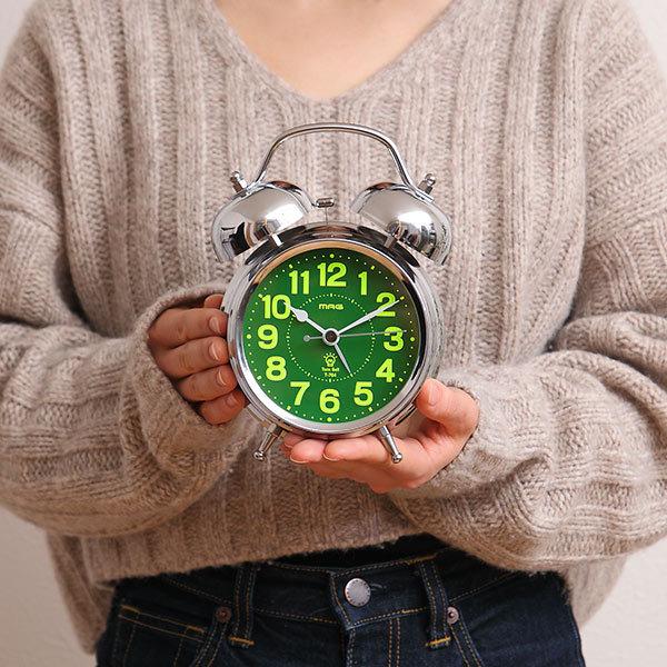 目覚まし時計 ベル音目覚まし時計 ベルズDX （ 目覚まし アナログ 時計