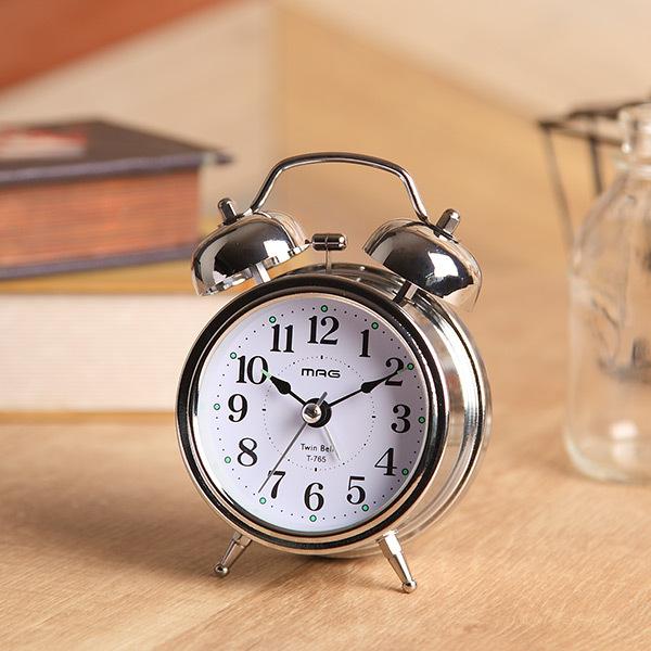 目覚まし時計 ベル音目覚まし時計 ベルズミニDX （ 目覚まし アナログ