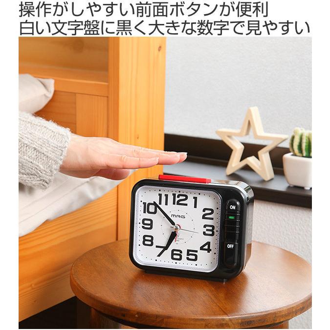 目覚まし時計 モーニングラリー2号 （ 目覚まし アナログ 時計 とけい