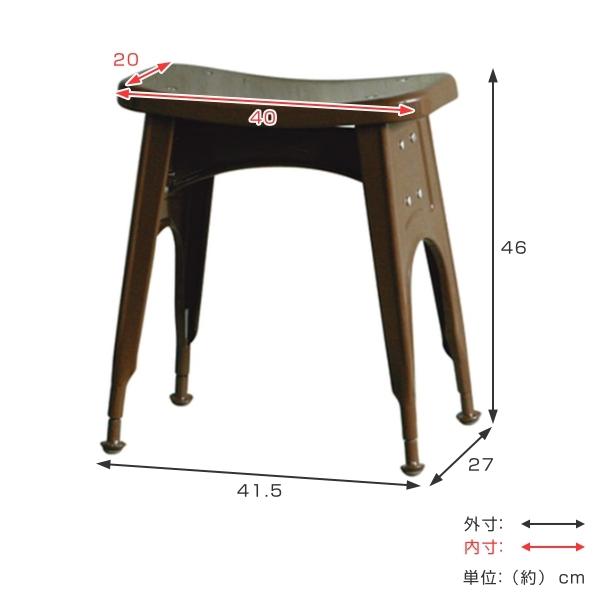 スツール 高さ46cm ダルトン DULTON キッチン 腰掛 スチール ヴィンテージ調 椅子 カラー （ イス いす 腰掛け チェア チェアー 玄関 ミニチェア ）｜interior-palette｜11