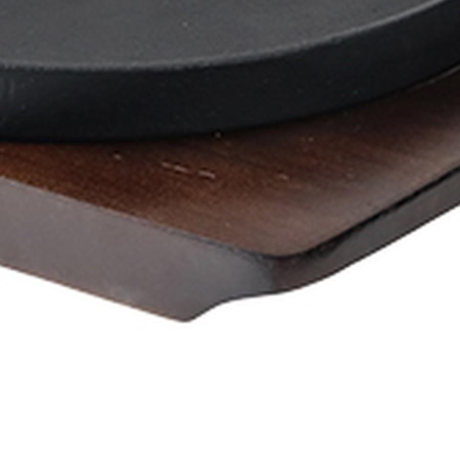 ステーキ皿 21cm スタッキング 木製プレート付き 鋳鉄 IH対応 （ オーブン対応 ガス火対応 鉄板プレート 木皿付き 鉄製プレート 鉄板 鉄製 ）｜interior-palette｜15