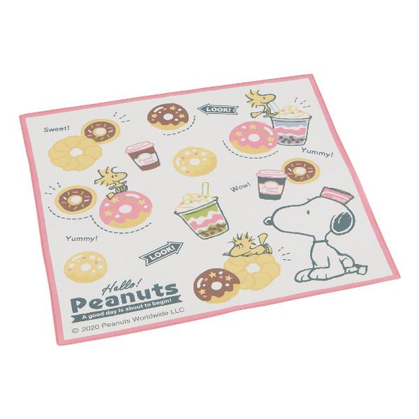 ランチクロス ナフキン スヌーピー ドーナツショップ ランチョンマット 子供 キャラクター 21人気新作 弁当包み キッズ ランチグッズ 給食ナフキン