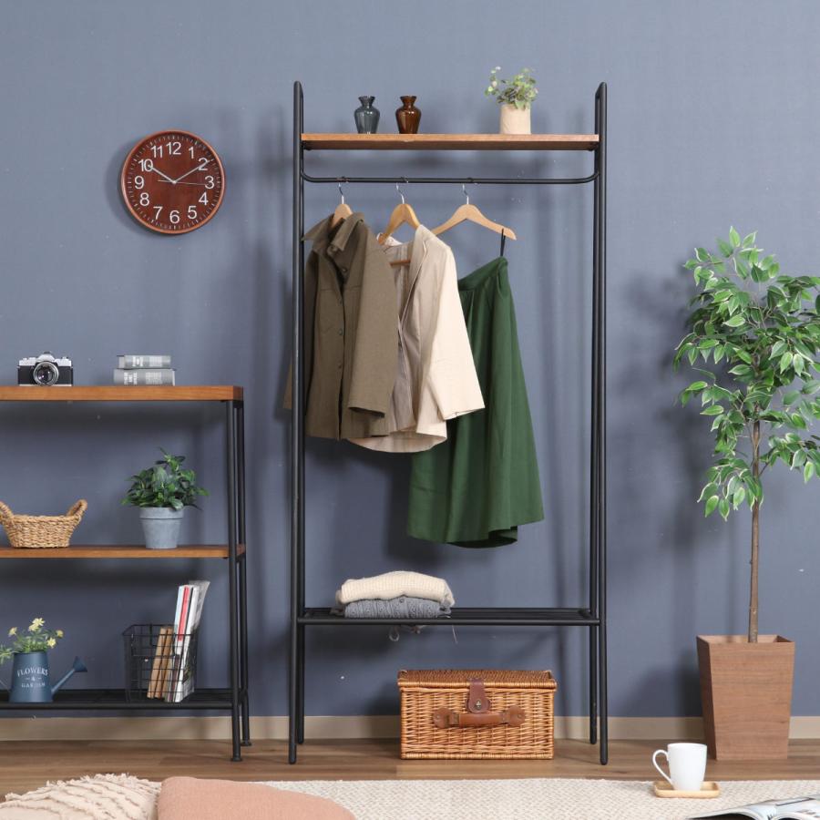 不二貿易（Fuji Boeki） ハンガーラック 幅80cm スチール製