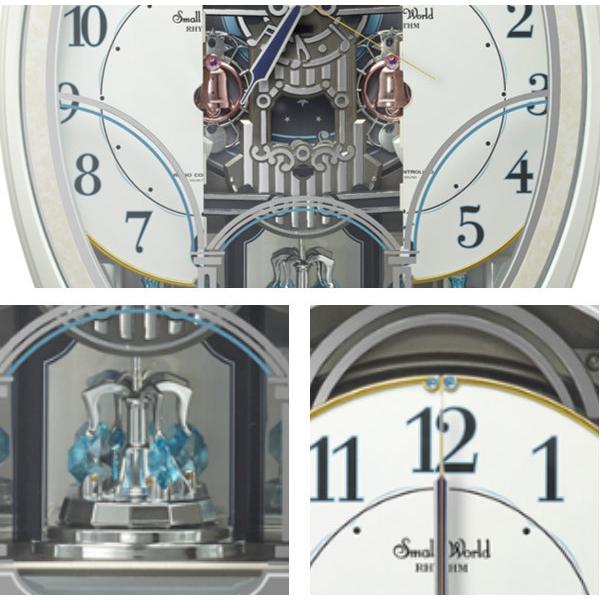 電波掛け時計スモールワールド からくり時計 スモールワールドアルディN 電波時計 48曲収録 時計