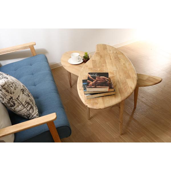 不二貿易（Fuji Boeki） センターテーブル 幅114cm 木製 天然木 サブ