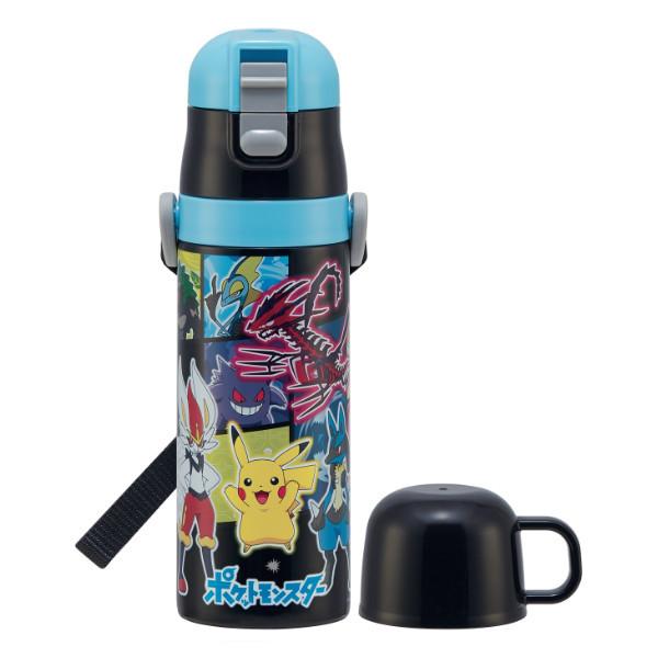 水筒 2way 直飲み コップ 超軽量 ポケットモンスター 430ml （ ポケモン ステンレスボトル 保温 保冷 軽量 子供 キャラクター ）｜interior-palette｜09