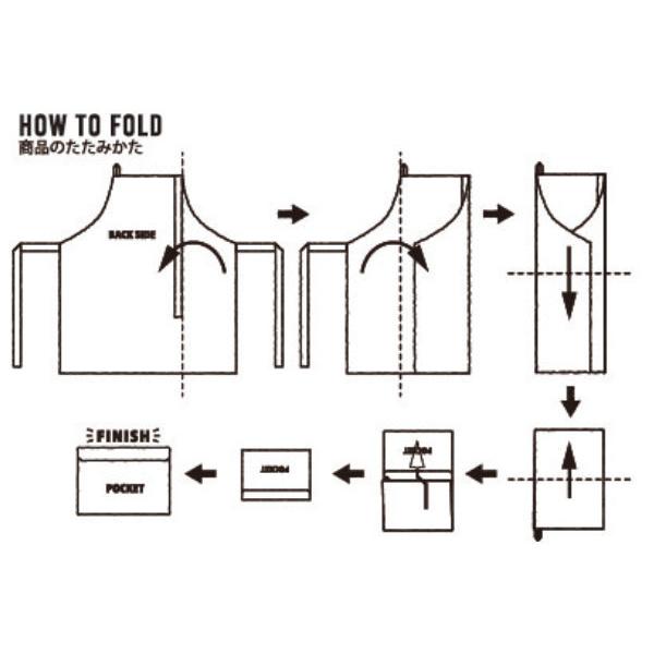 エプロン AND PACKABLE アンドパッカブル ビヨンド （ キッチンエプロン 台所エプロン カフェエプロン ポケット付き 折りたたみ ホルターネック ）｜interior-palette｜08