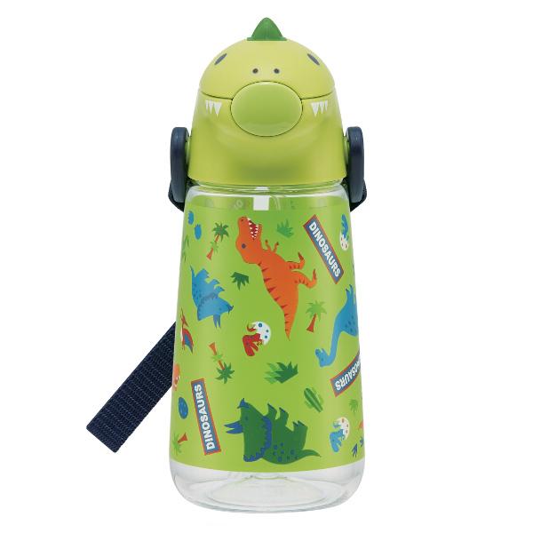 水筒 キッズ ストロー ダイカット ディノサウルス 恐竜 4ml 子供 ストローボトル きょうりゅう プラスチック 幼稚園 保育園 軽量 インテリアパレットヤフー店 通販 Yahoo ショッピング