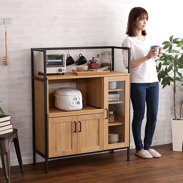 ホームテイスト（HOME taste） レンジ台 幅93.5cm 家電収納