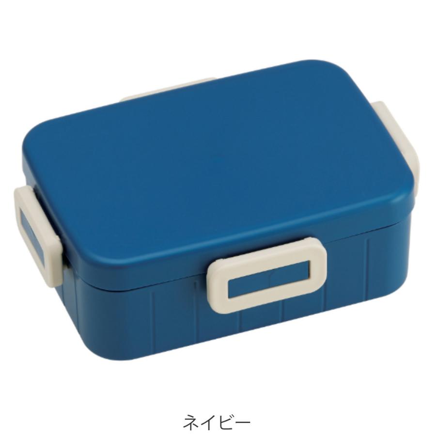 スケーター お弁当箱 1段 抗菌 4点ロック 650ml レトロフレンチ
