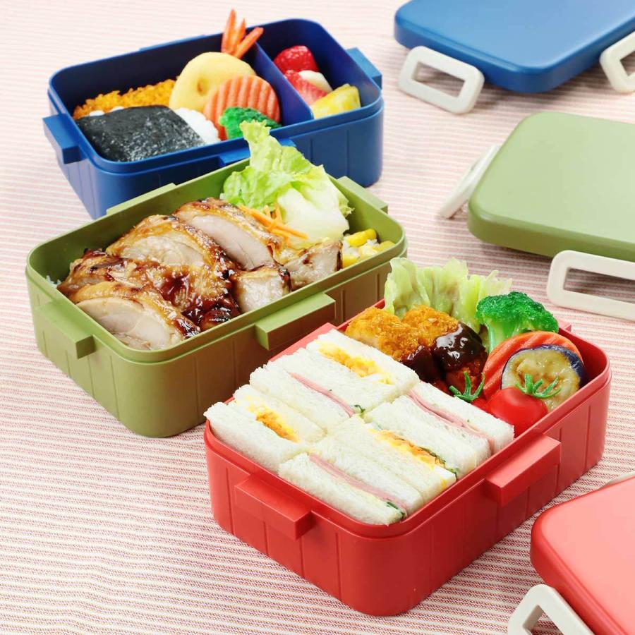 レトロ　弁当箱　11個 整理品の為　激安価格です スケーター お弁当箱 1段 抗菌 4点ロック 650ml レトロフレンチ