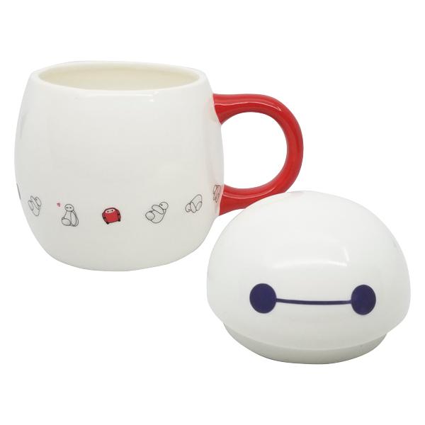 マグカップ 350ml ふた付き ベイマックス コップ 磁器 キャラクター カップ マグ フタ付き ディズニー 蓋 白 インテリアパレットヤフー店 通販 Yahoo ショッピング