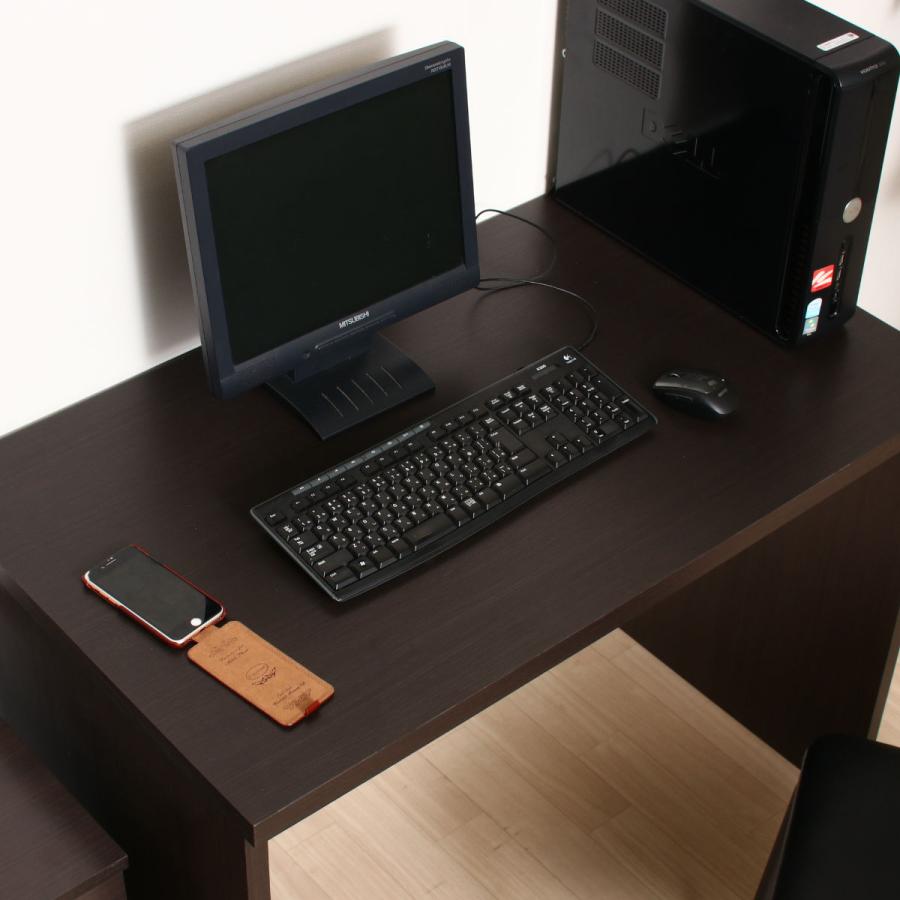 不二貿易（Fuji Boeki） ワークデスク チェスト ラック 3点セット 幅