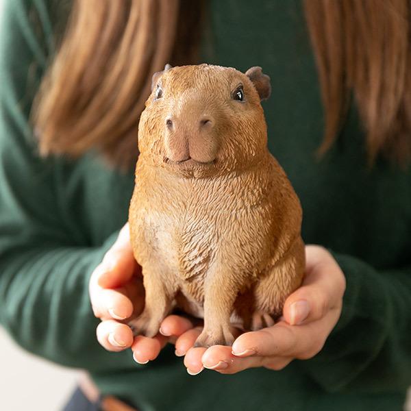 カピバラ 貯金箱 リアル オブジェ 置物 インテリア （ 雑貨 動物