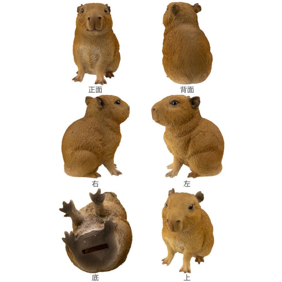カピバラ 貯金箱 リアル オブジェ 置物 インテリア （ 雑貨 動物