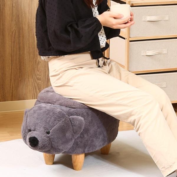 アニマルスツール　スツール　アニマルチェア　椅子　クマ 不二貿易（Fuji Boeki） アニマルスツール クマ 収納 スツール 動物