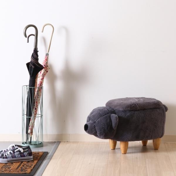 不二貿易（Fuji Boeki） アニマルスツール クマ 収納 スツール 動物