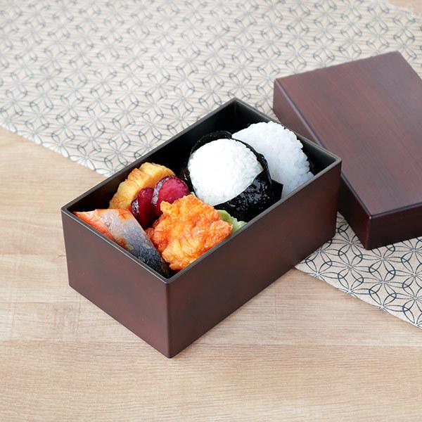 お弁当箱 2段 650ml 680ml 980ml 3way はこべん 木目塗 ランチボックス