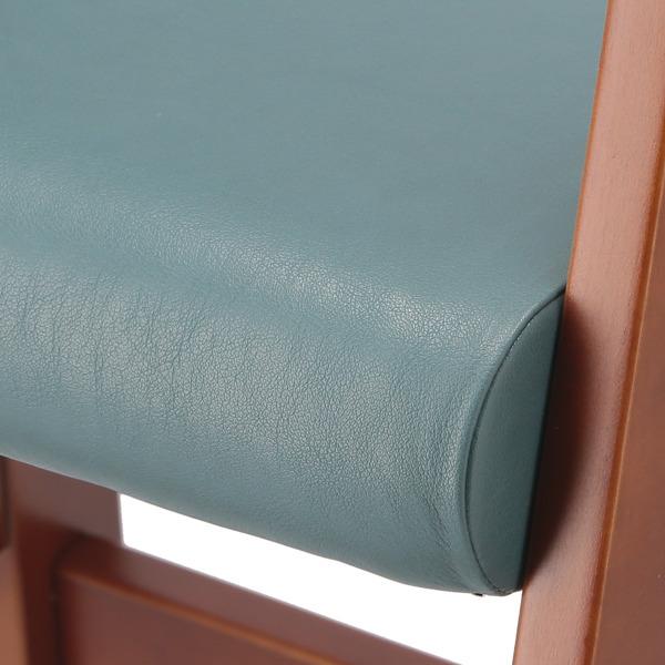 ベビーチェア 幅35cm 木製 高さ調整 キッズ チェア 椅子 天然木 合成皮革 ミディアムブラウン｜interior-palette｜14