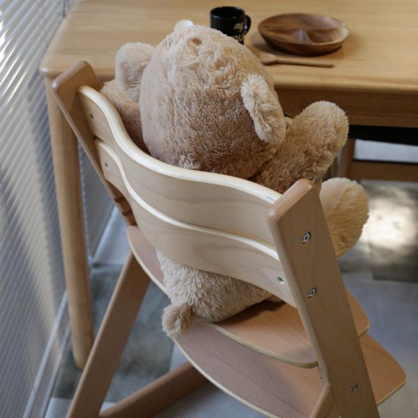 ベビー用チェア 不二貿易（Fuji Boeki） ベビーチェア 幅45cm 木製 高さ調整 キッズ