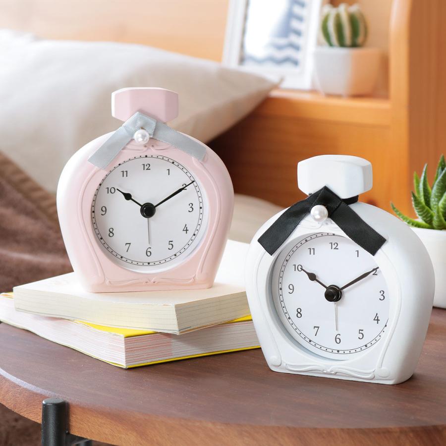 専用出品 目覚まし時計 置き時計 パヒューム型 目覚まし時計 時計 アナログ （ 目覚まし