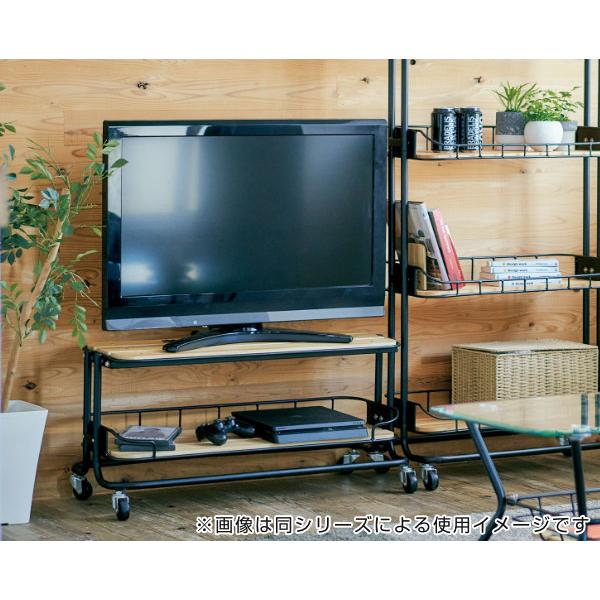 弘益 テレビ台 ローボード キャスター付 スチールフレーム 約幅 弘益 テレビ台 ローボード キャスター付 スチールフレーム 約幅