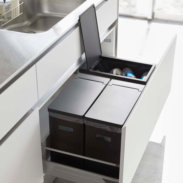数量限定 特売 ゴミ箱 22l Tower タワー 同色2個セット シンク下蓋付きゴミ箱 シンク下 蓋付き ふた付き 縦型 分別 キッチン 組み立て式 スリム コン 数量限定 Design Tours Com