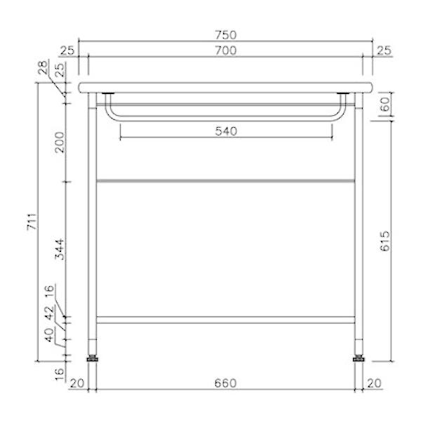 （法人限定） デスク 幅75cm 研修用 セミナー 塾 つくえ 個別デスク 収納 棚 机 （ 研修用デスク スクールデスク 学習机 セミナーデスク 幅 75 オフィス家具 ）｜interior-palette｜07